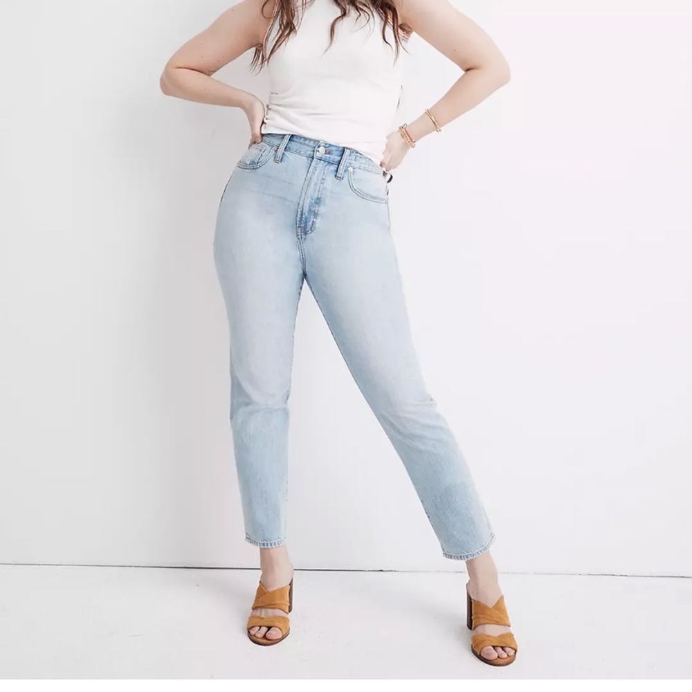 Madewell Curvy Perfect Vintage Jean in Fitzgerald Wash